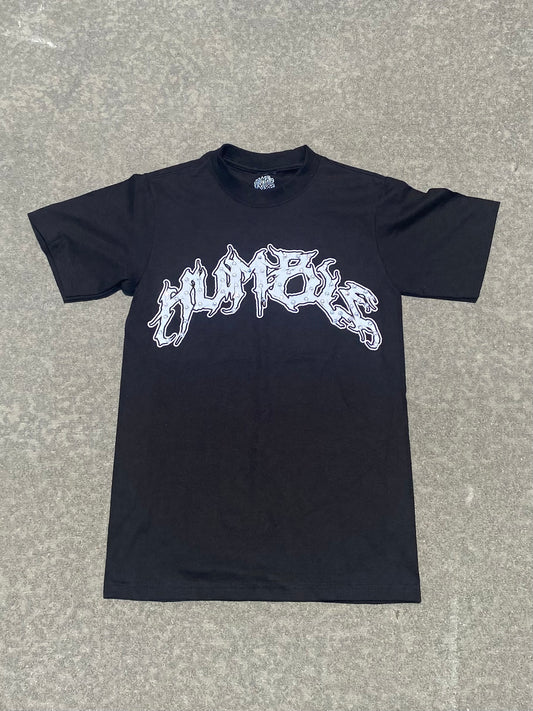 Black Rhinestone Essential Tee
